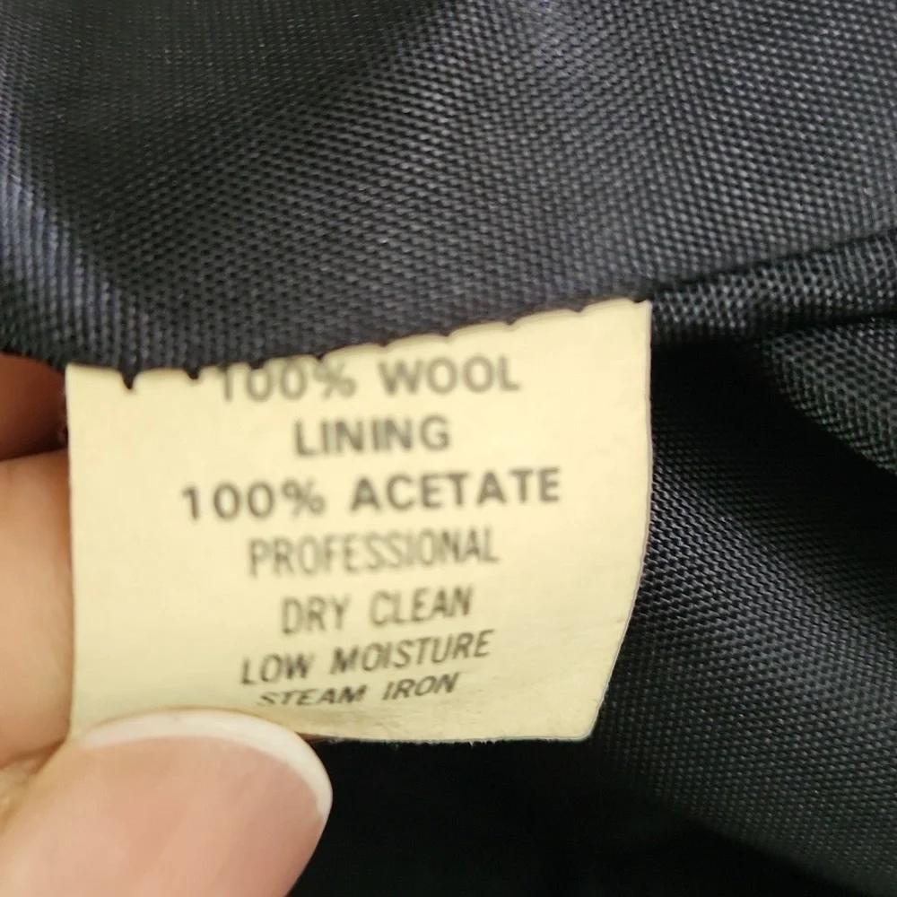 100% Wool Blazer Vintage Royal Button Alfred Dunnner Luxury Office Elegant - Picture 8 of 10